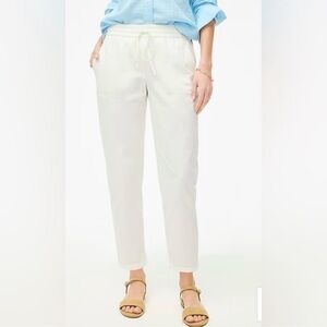 NWT J. Crew Drawstring Linen Pants sz 2